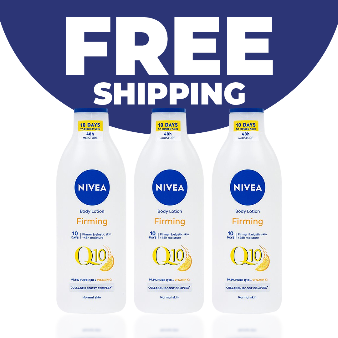 3x 400ml Q10+ Firming Body Lotions