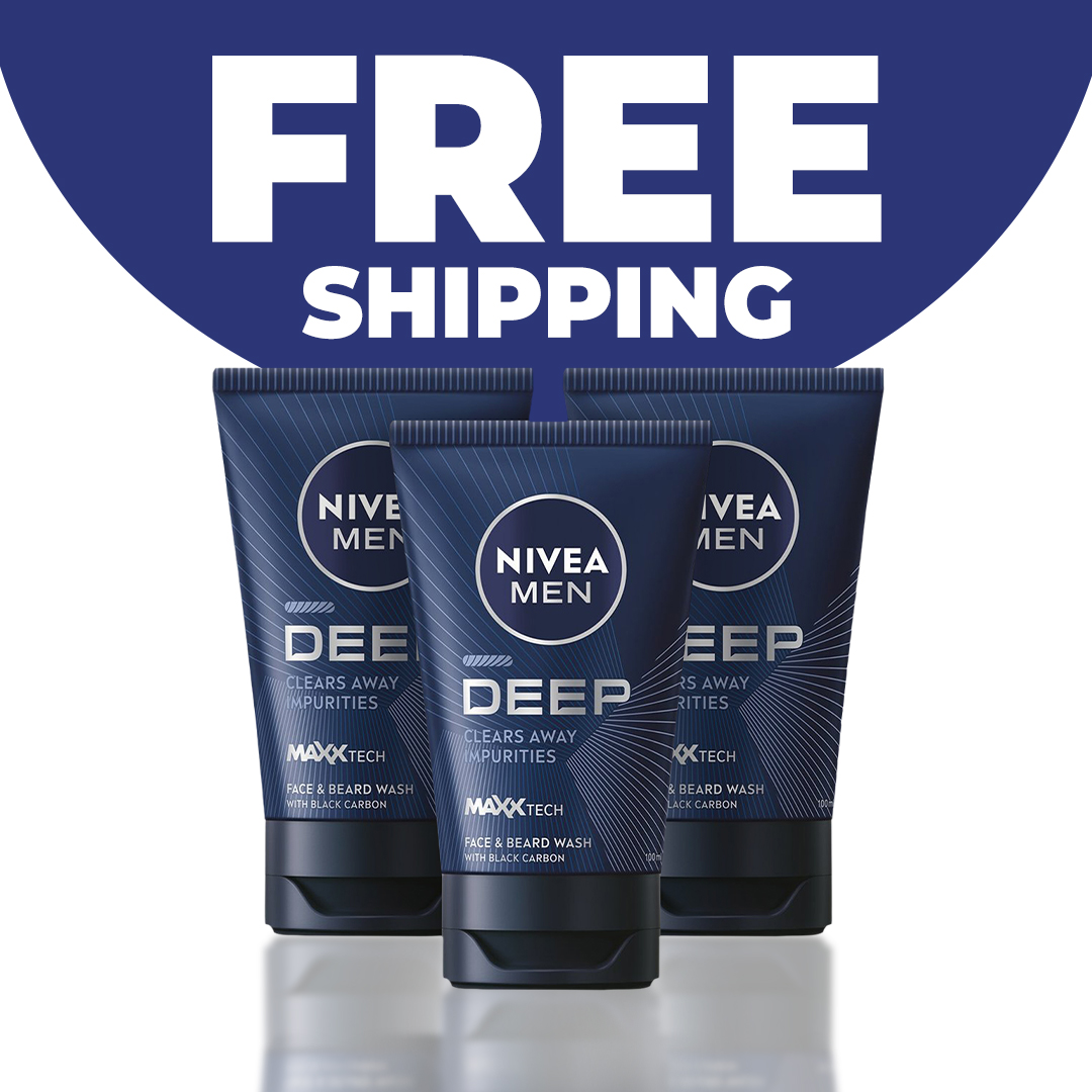 3x 100ml Deep Face Washes