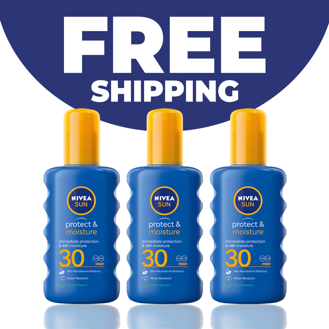 3x 200ml SPF30 Moisturising Sprays