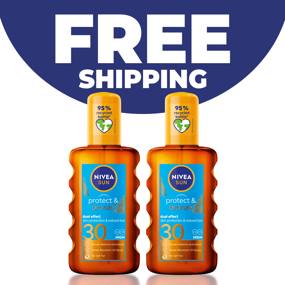 2x 200ml Protect & Bronze Oil Sprays