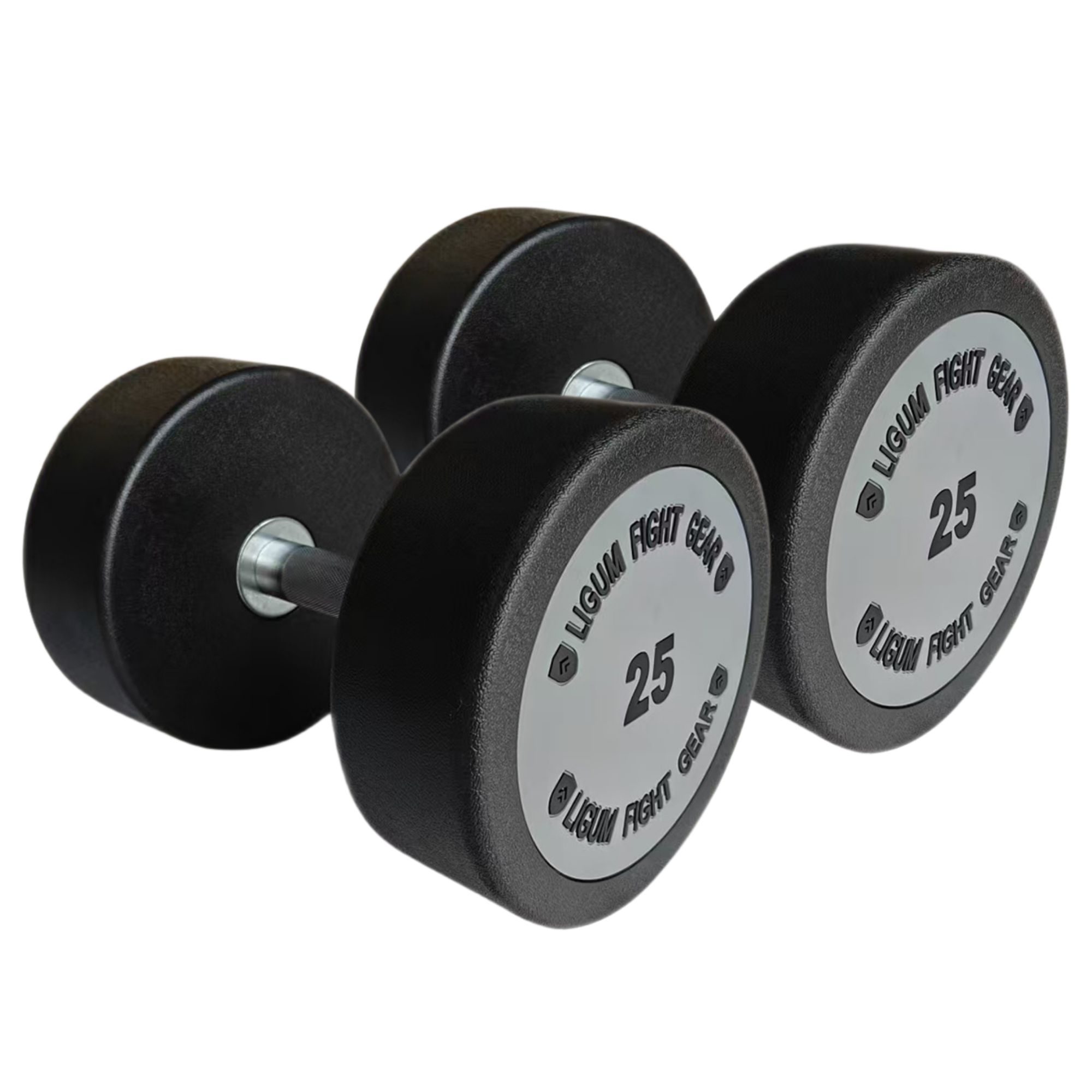 2x Commercial Heavy Duty Round Head Dumbbells
