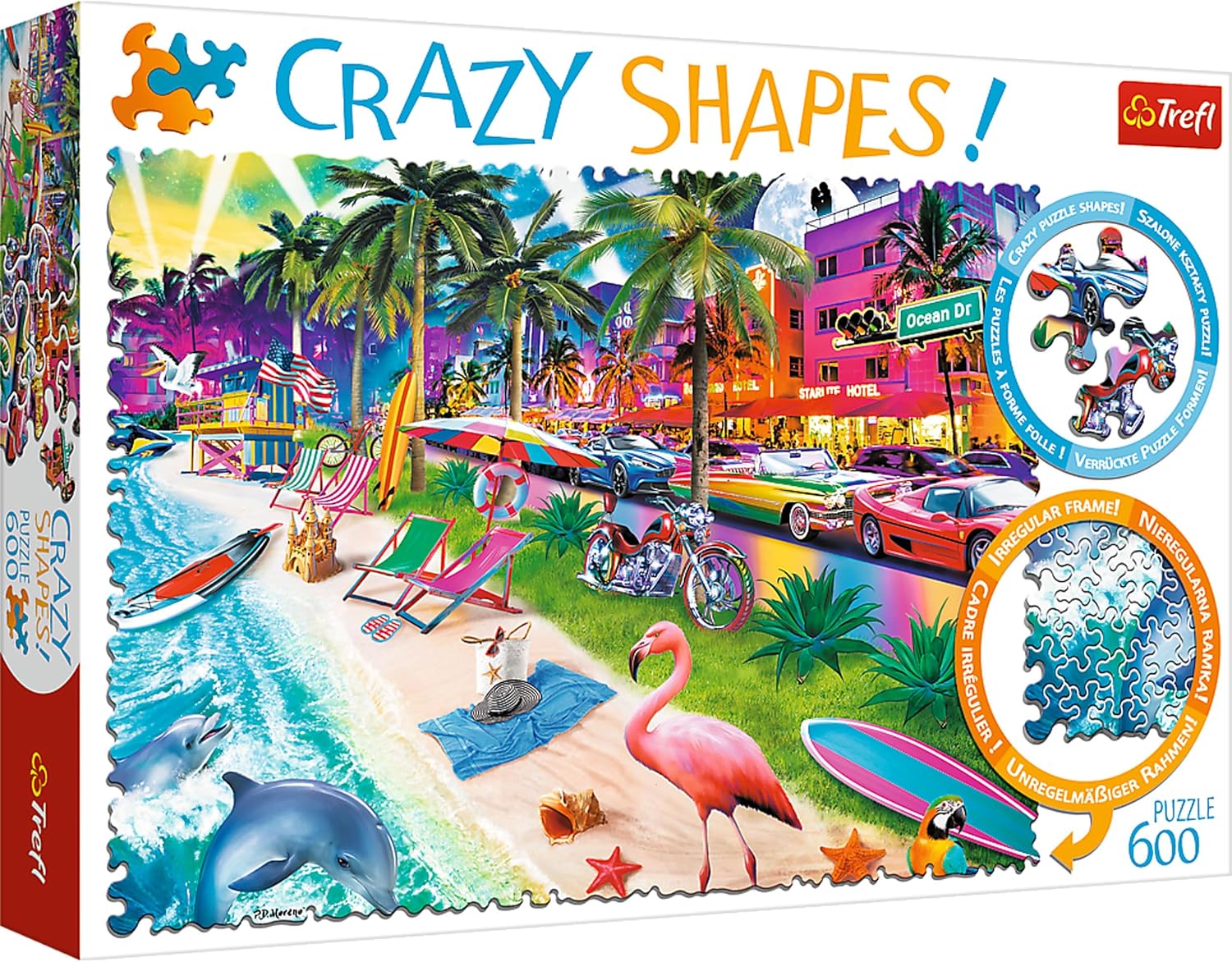 Crazy Shapes 600-Piece Puzzles