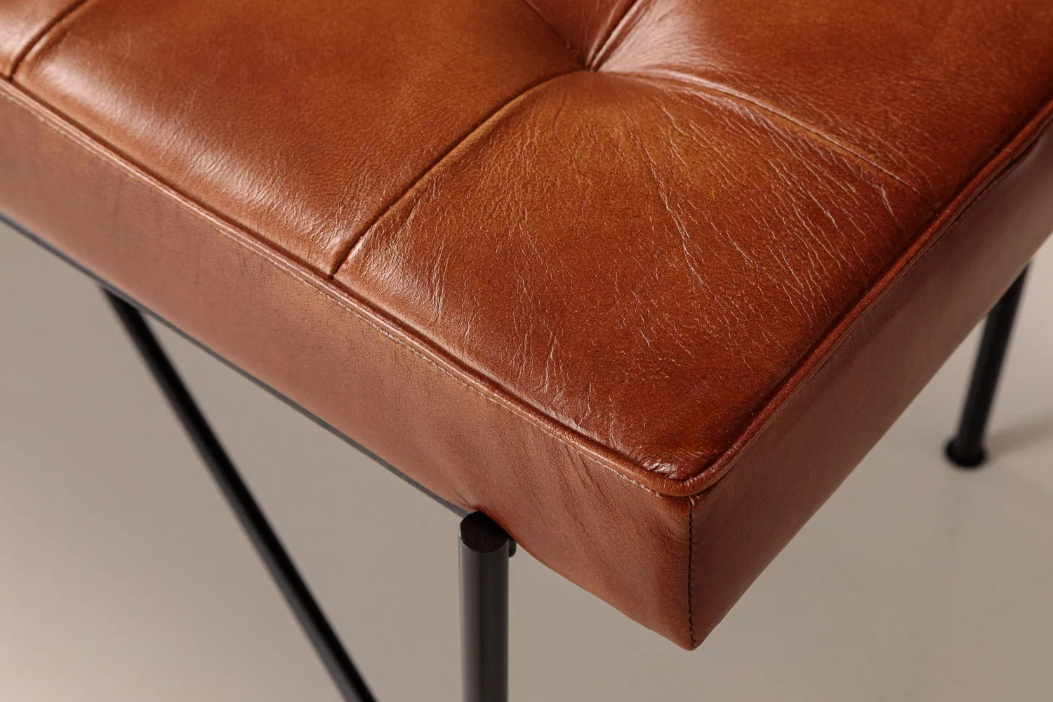 15% off on Connery Leather Bench | OneDayOnly