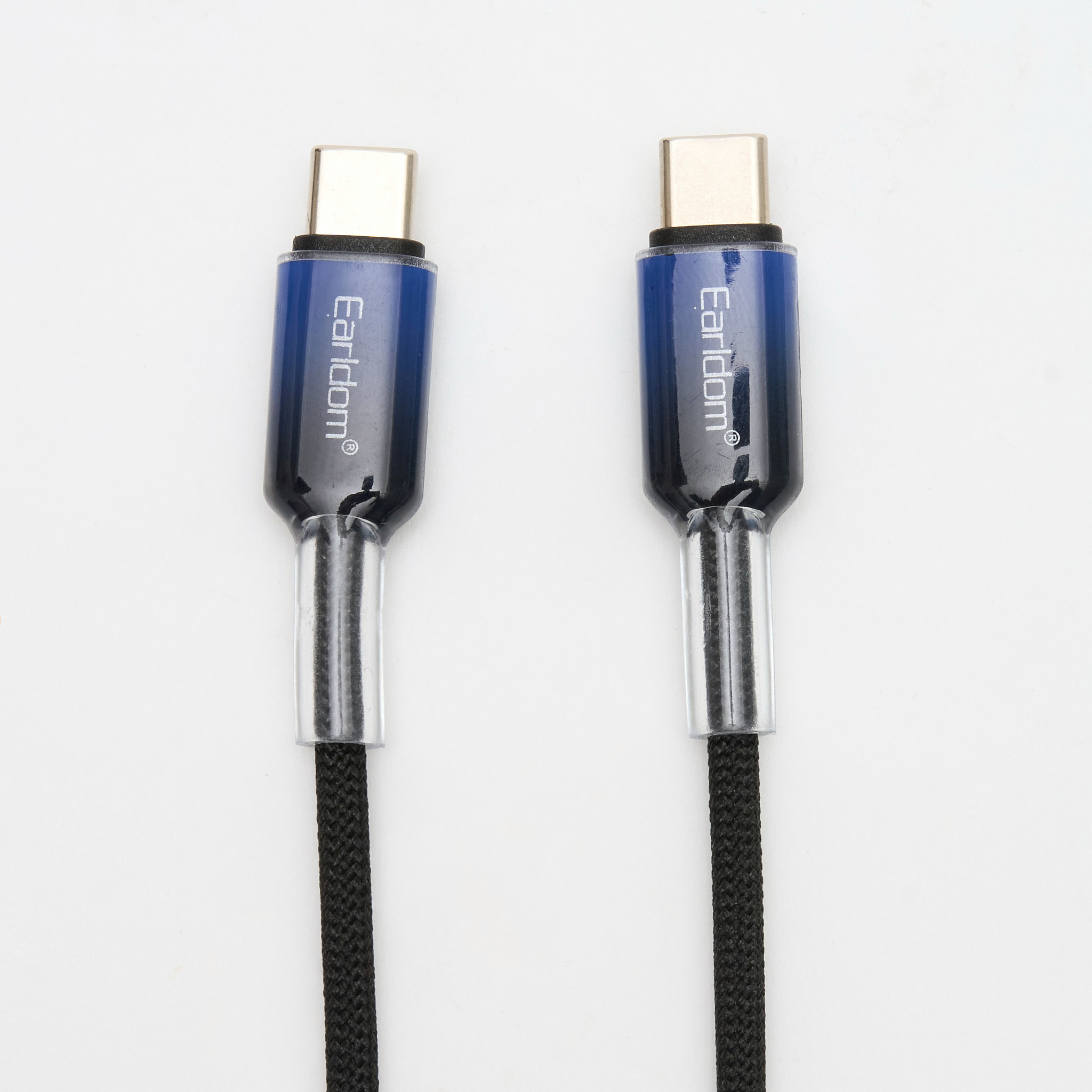 1m Transparent USB-C Data Cables