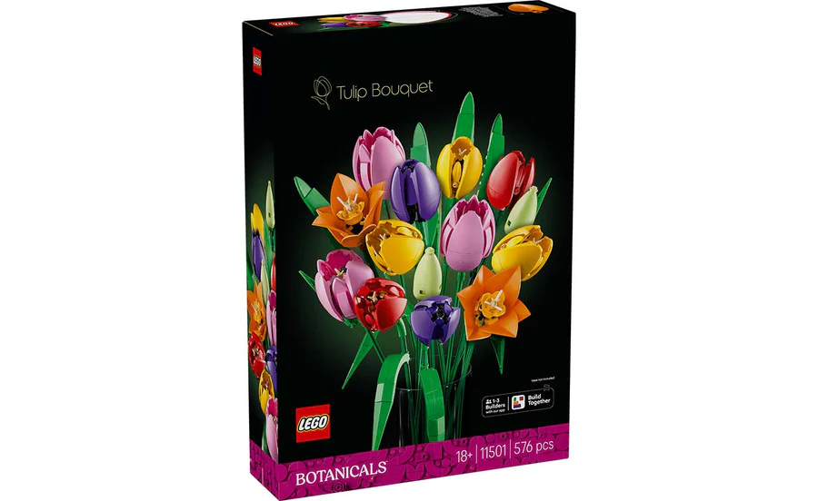 31% off on LEGO 576-Pieces Tulip Bouquet | OneDayOnly