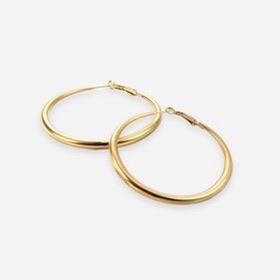 18K Gold Mila Hoop Earrings
