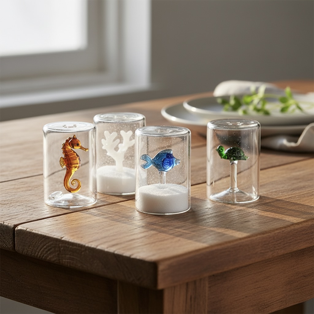 Borosilicate Glass Atlantis Salt Shaker