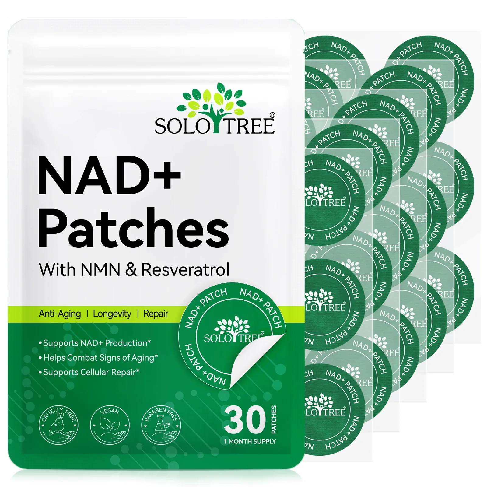1x 30's Natural Transdermal Support Patches