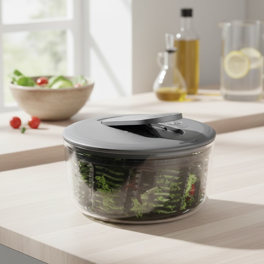 Clear Dry Salad Spinner