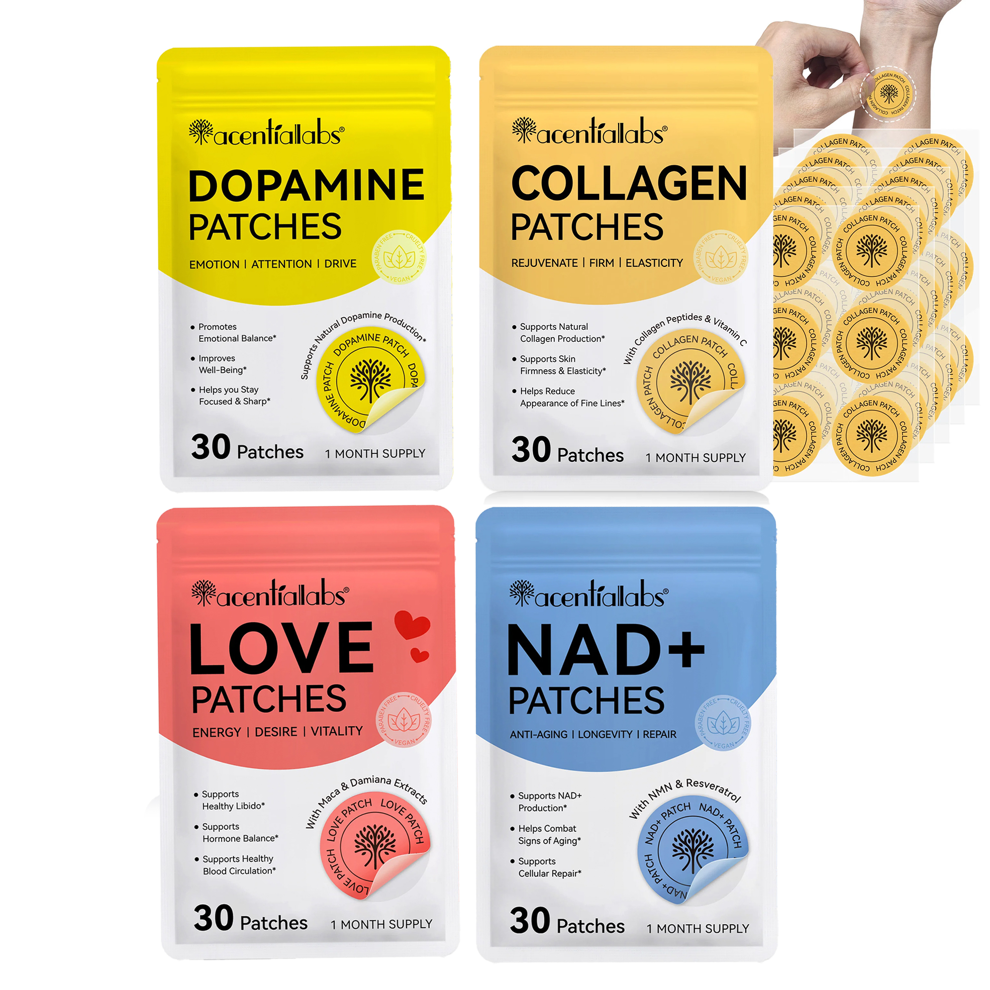 2x 30's Natural Transdermal Support Patches