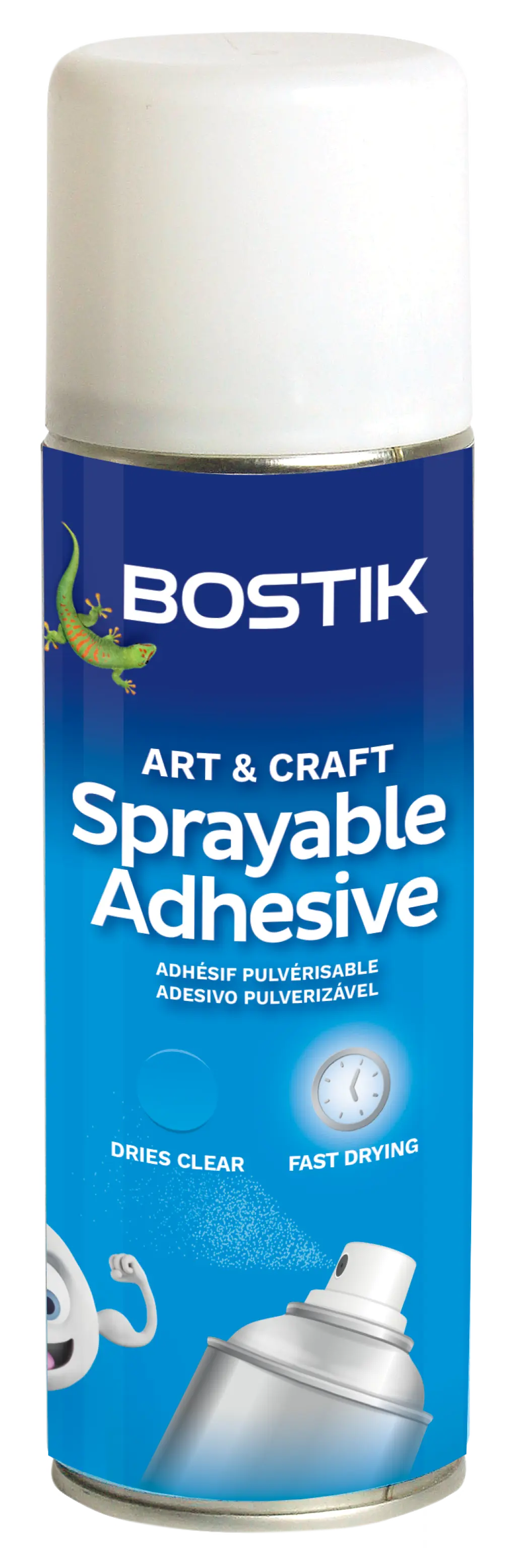 4x 200ml Art & Craft Sprayable Adhesive
