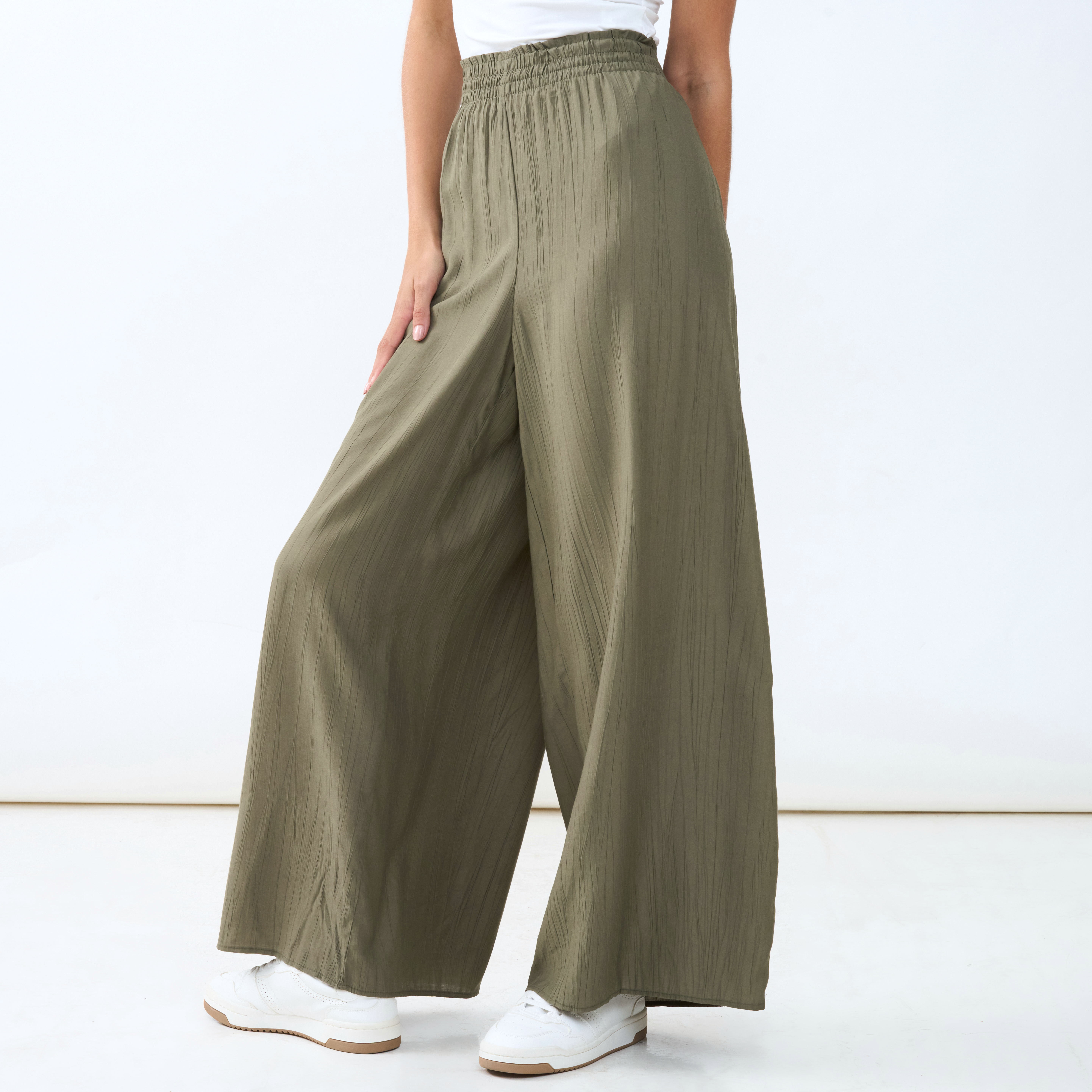 Ladies Wide Leg Trousers