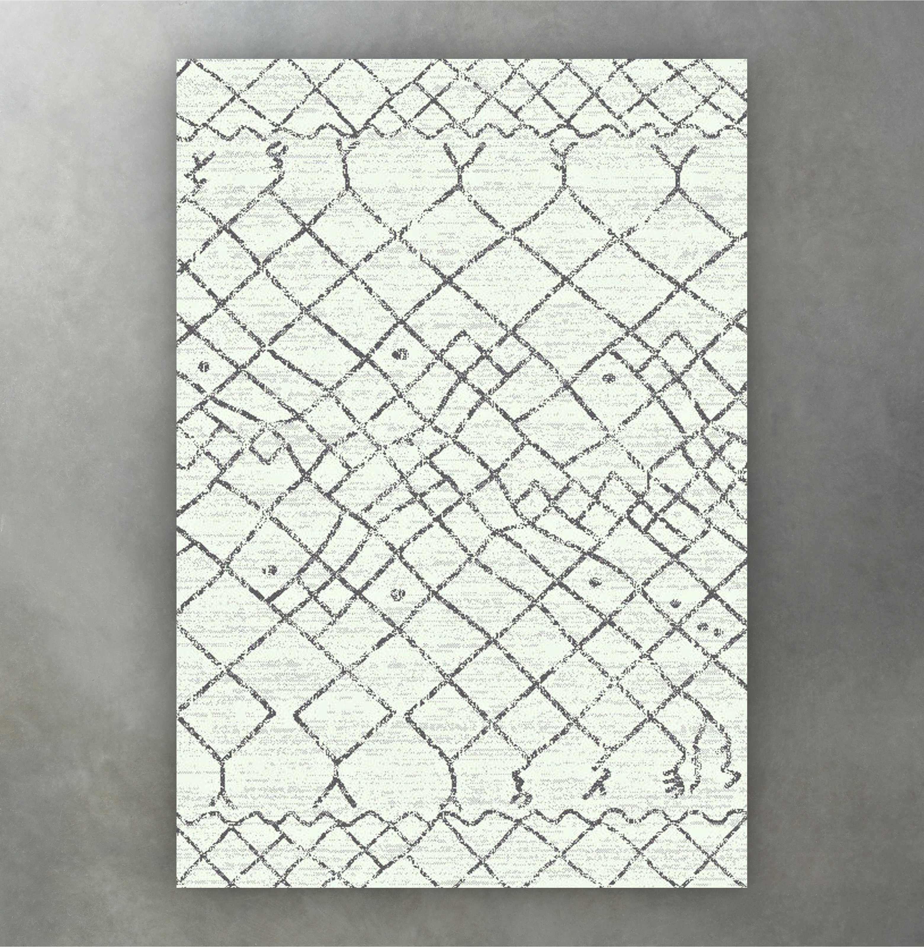 Abstract Trellis Rug