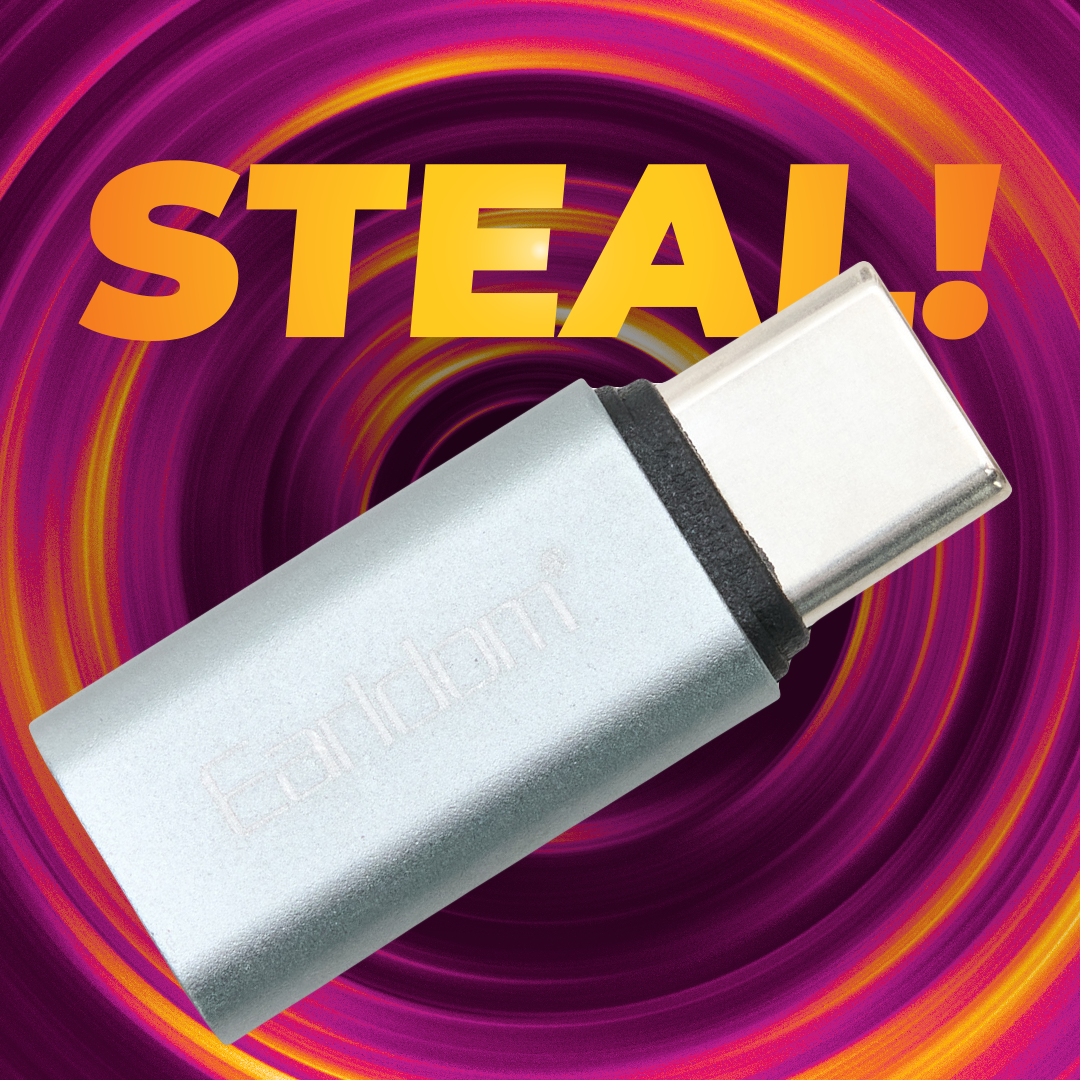 2x 60W 8-Pin to USB-C Adapters