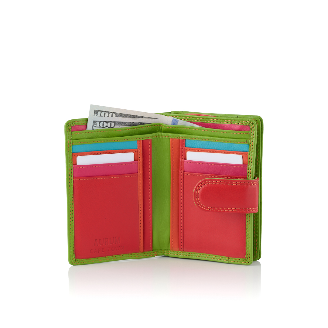 Multi-Colour Leather Purse