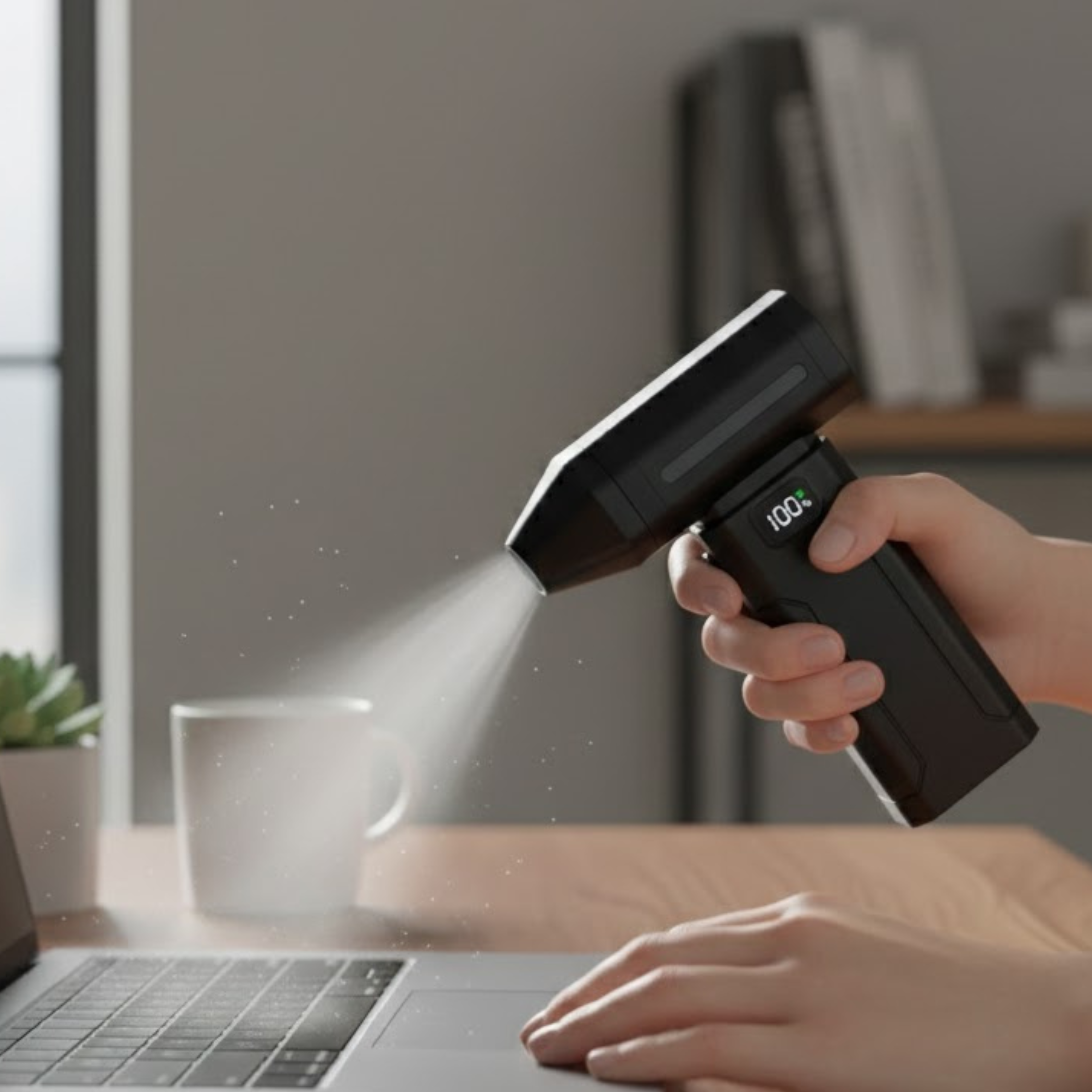 6000mAh 5-Level High-Speed Turbo Air Blower