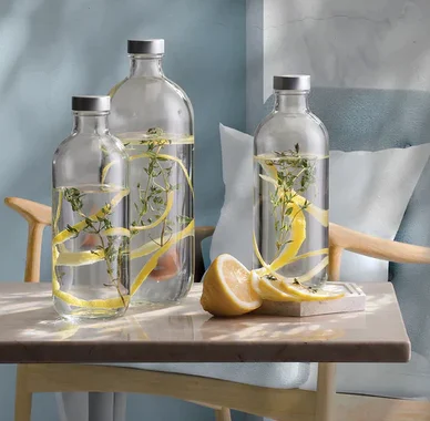 Clear Glass Iconic Bottle