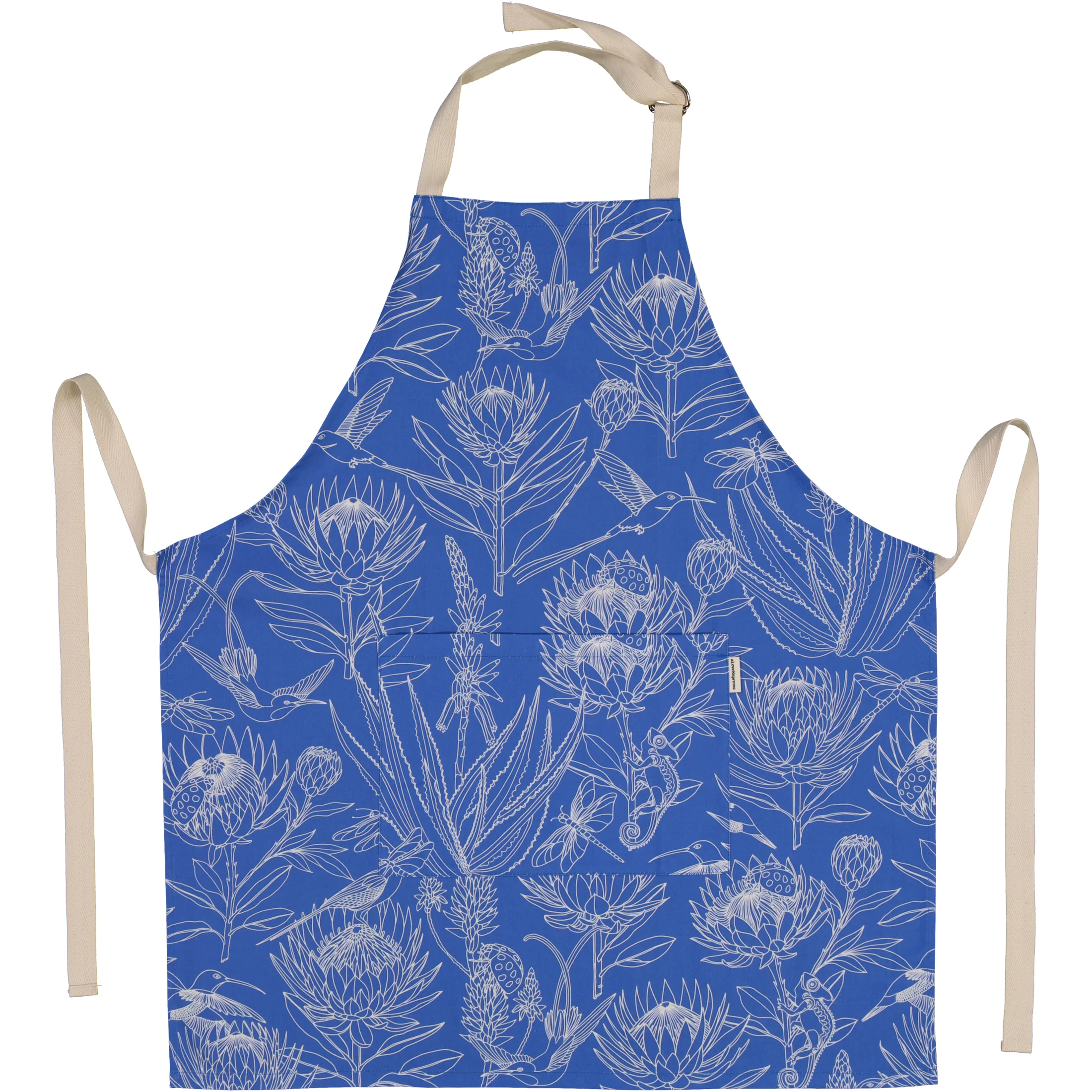 100% Cotton Printed Apron with Pocket