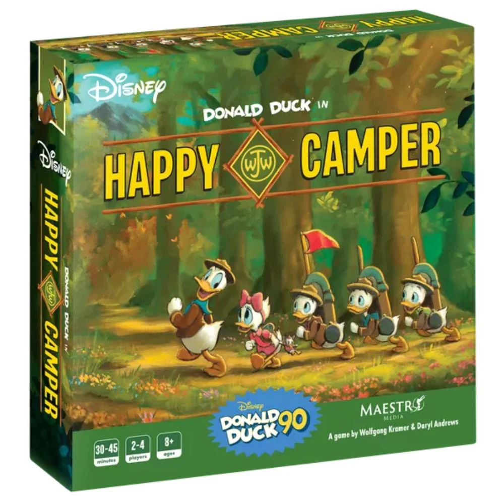 Donald Duck In Happy Camper Board Game