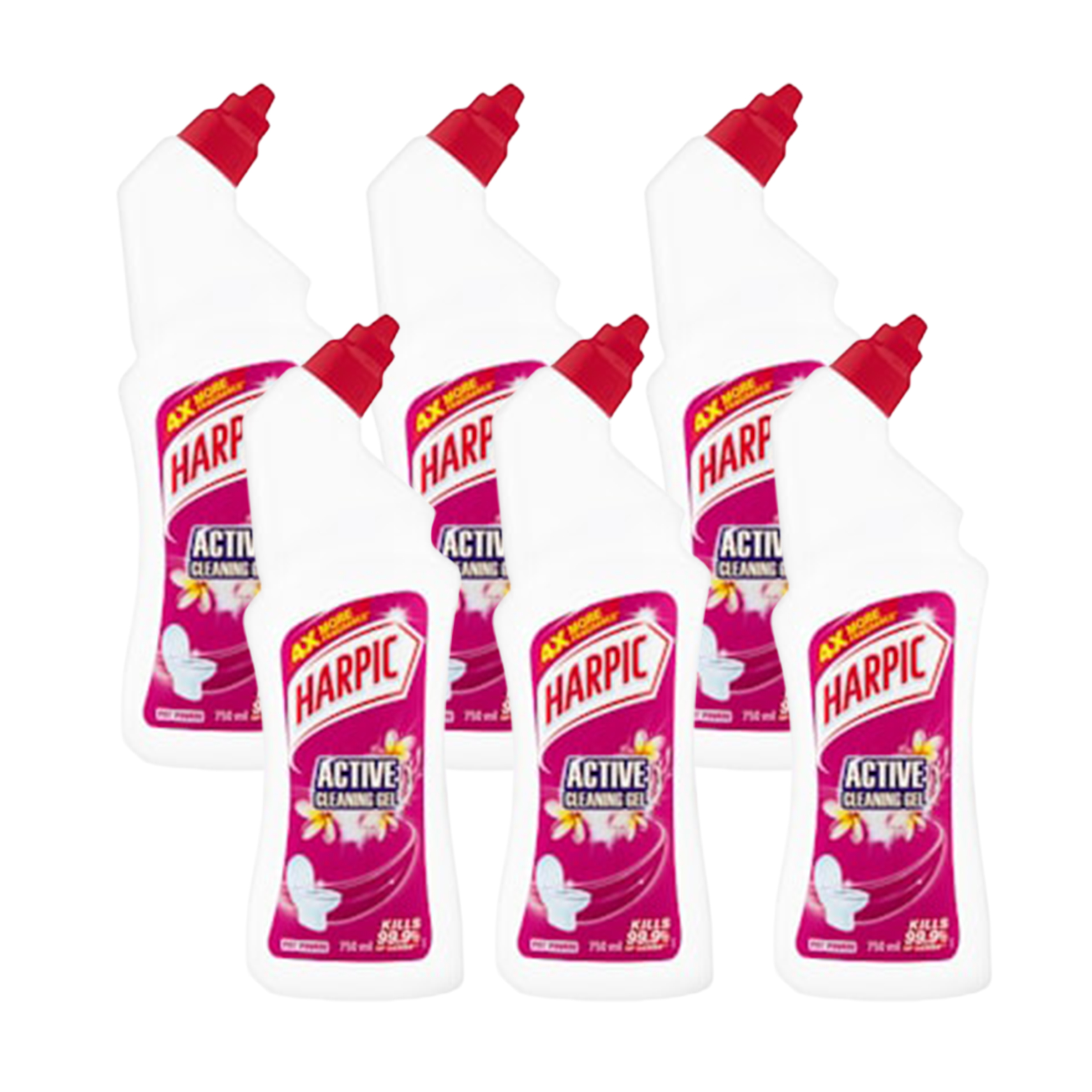 6x 750ml Active Cleaning Gels
