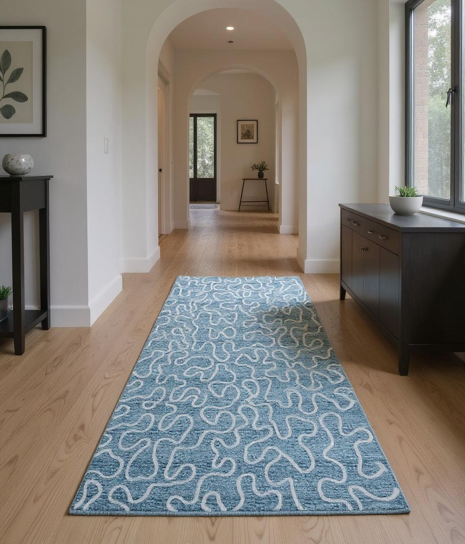 Artistic Fusion Blue Runner