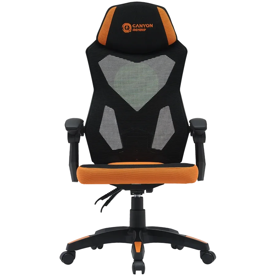 Wave Mesh Gaming Chair Black and Orange (Model: MCH02)