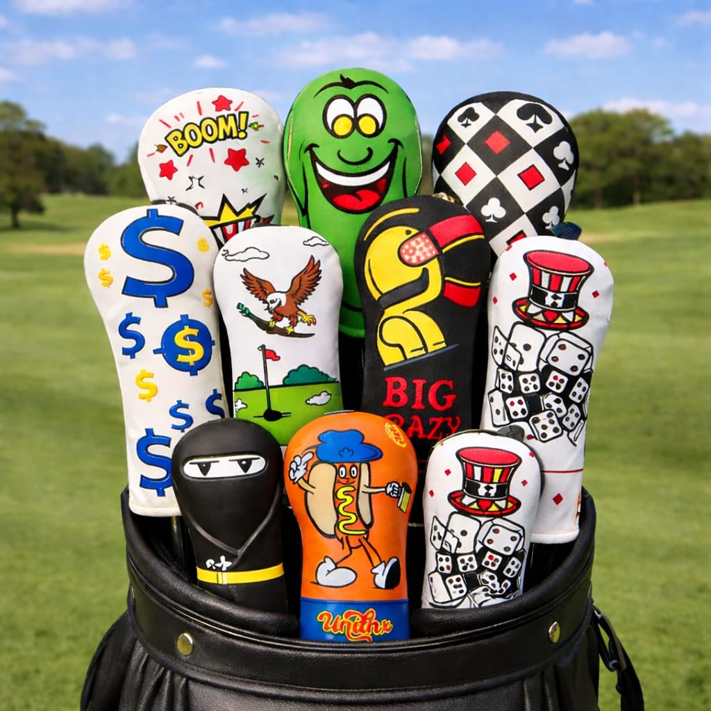 3-Piece Golf Club Cover Set