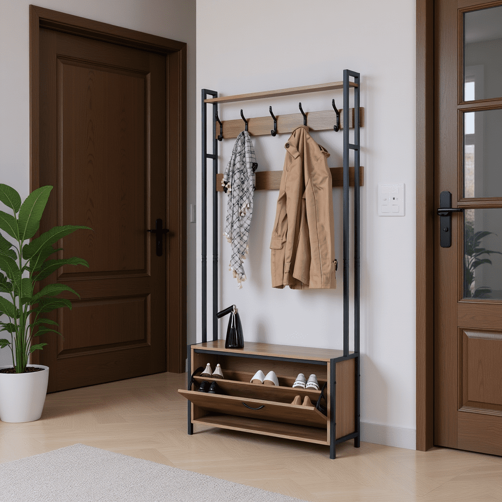 Manchester Garment and Shoe Rack