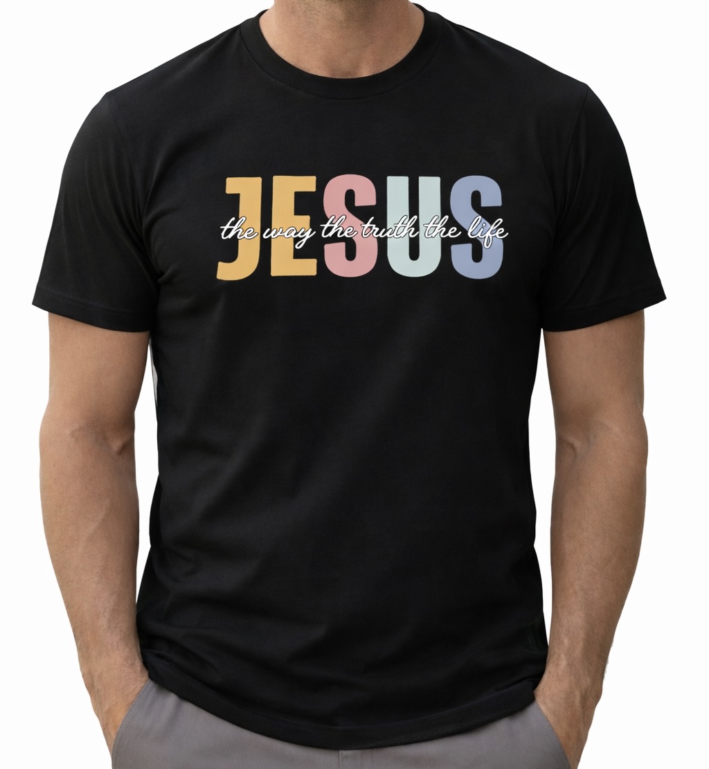 Unisex Printed Jesus T-Shirt