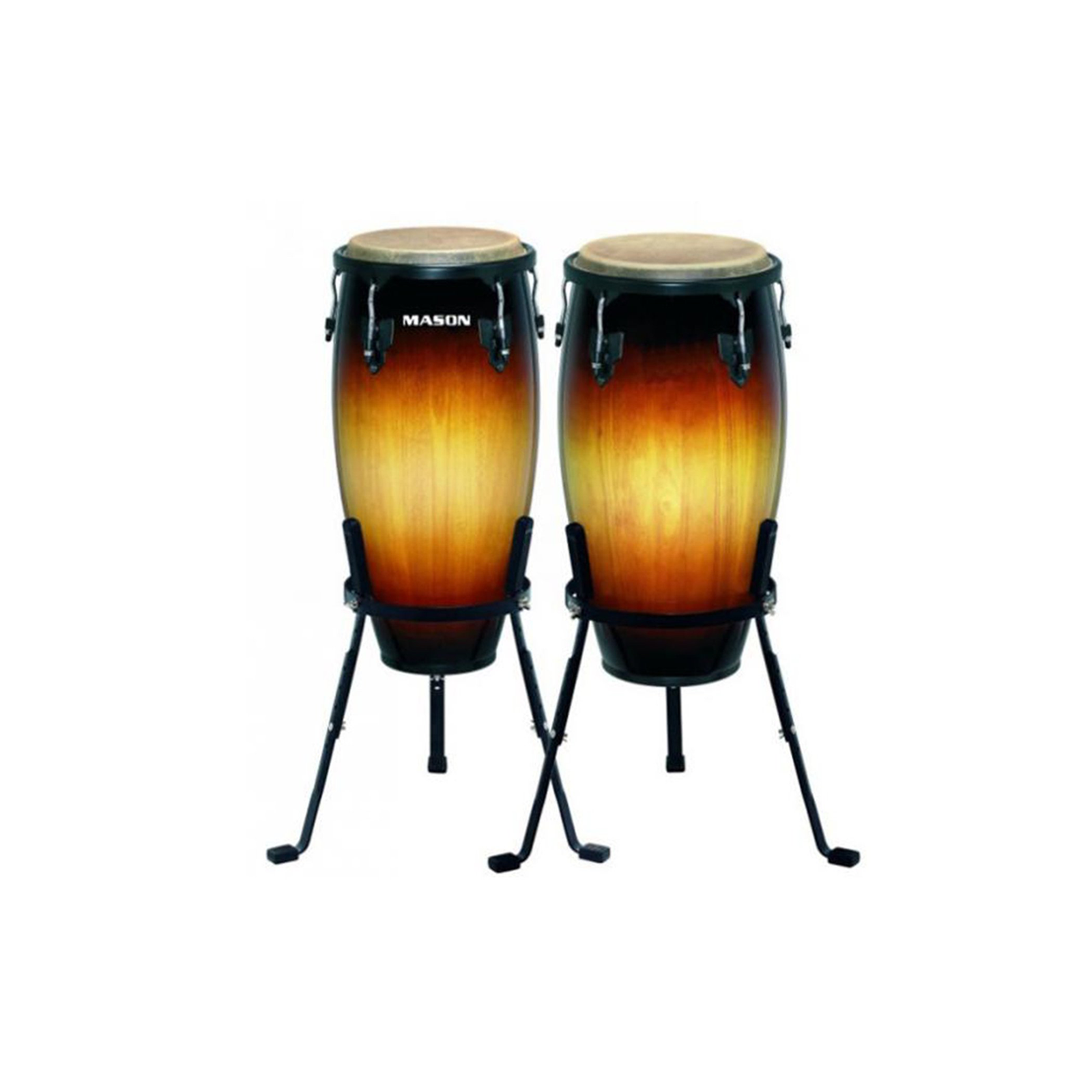 Two-Piece Conga Set with Stands (Model: AL-124FW-SB)