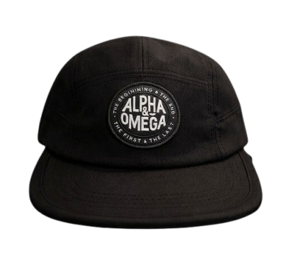 Unisex Embroidered Alpha and Omega Cap