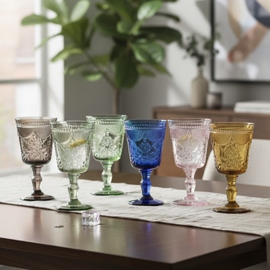 6x 305ml Debutante Stem Glasses