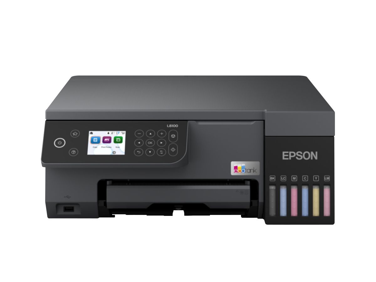 A4 3-In-1 Multi-functional EcoTank Inkjet WiFi Printer (Model: L8100)