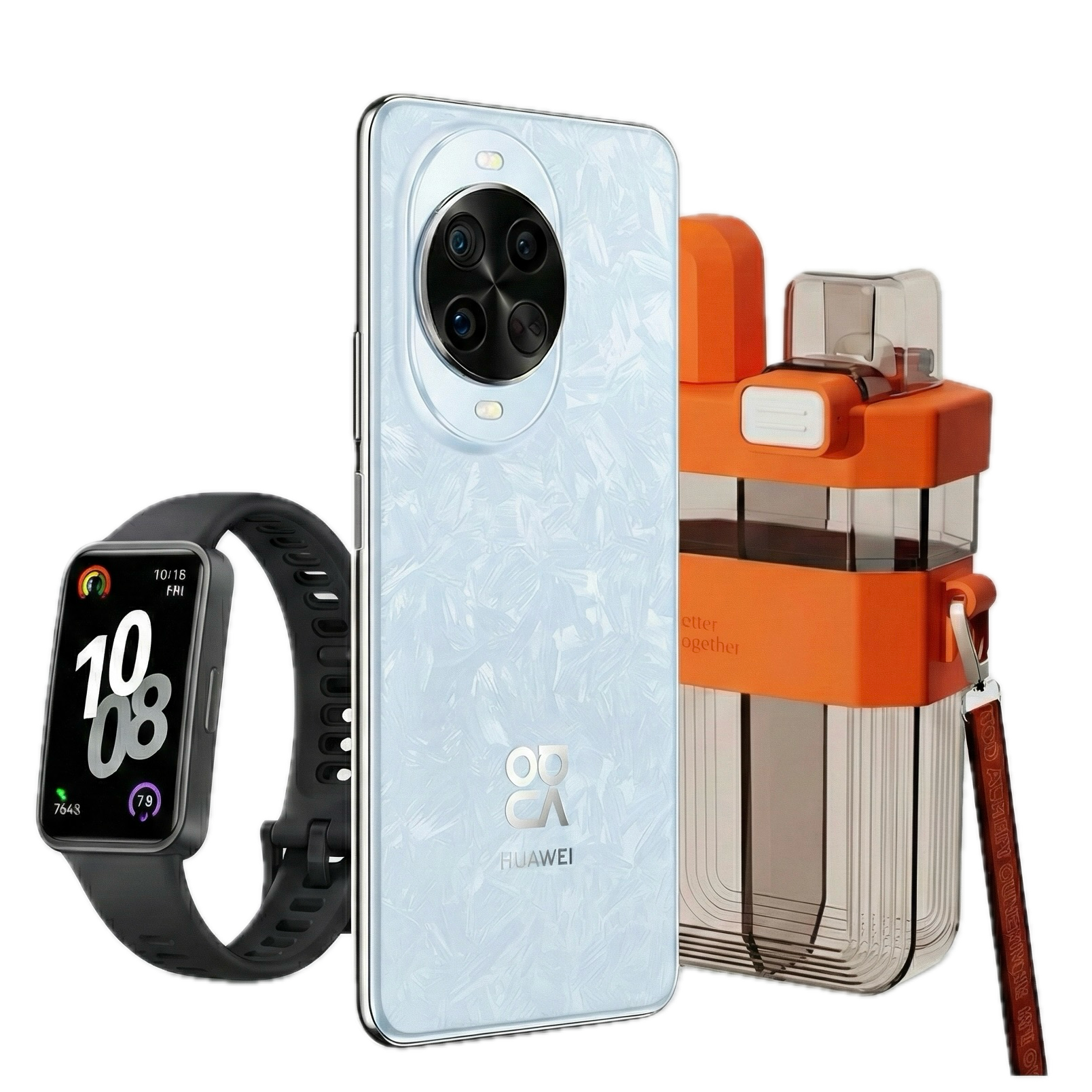 256GB Nova 14 Pro 5G Dual Sim Smartphone and Band 10 Watch with Sports Kettle