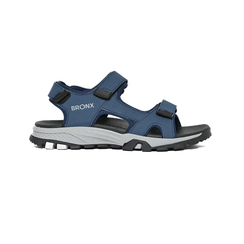 Men's Miami Navy Casual Hook and Loop Sandals