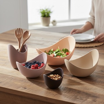 5-Piece Lotus Nesting Bowl Set