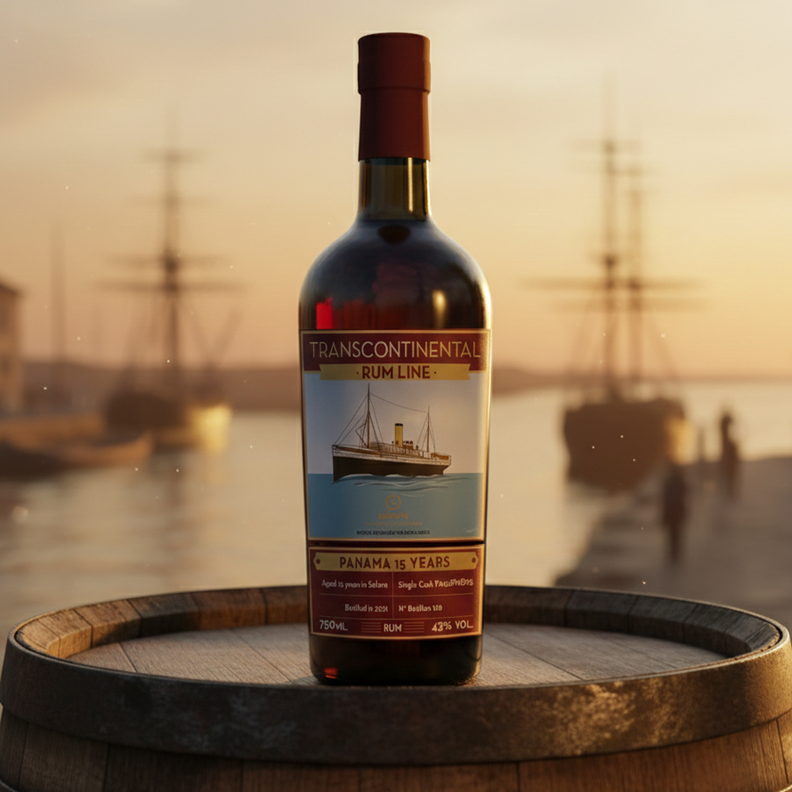 750ml 15 Year Old Single Cask Solera Aged Rum