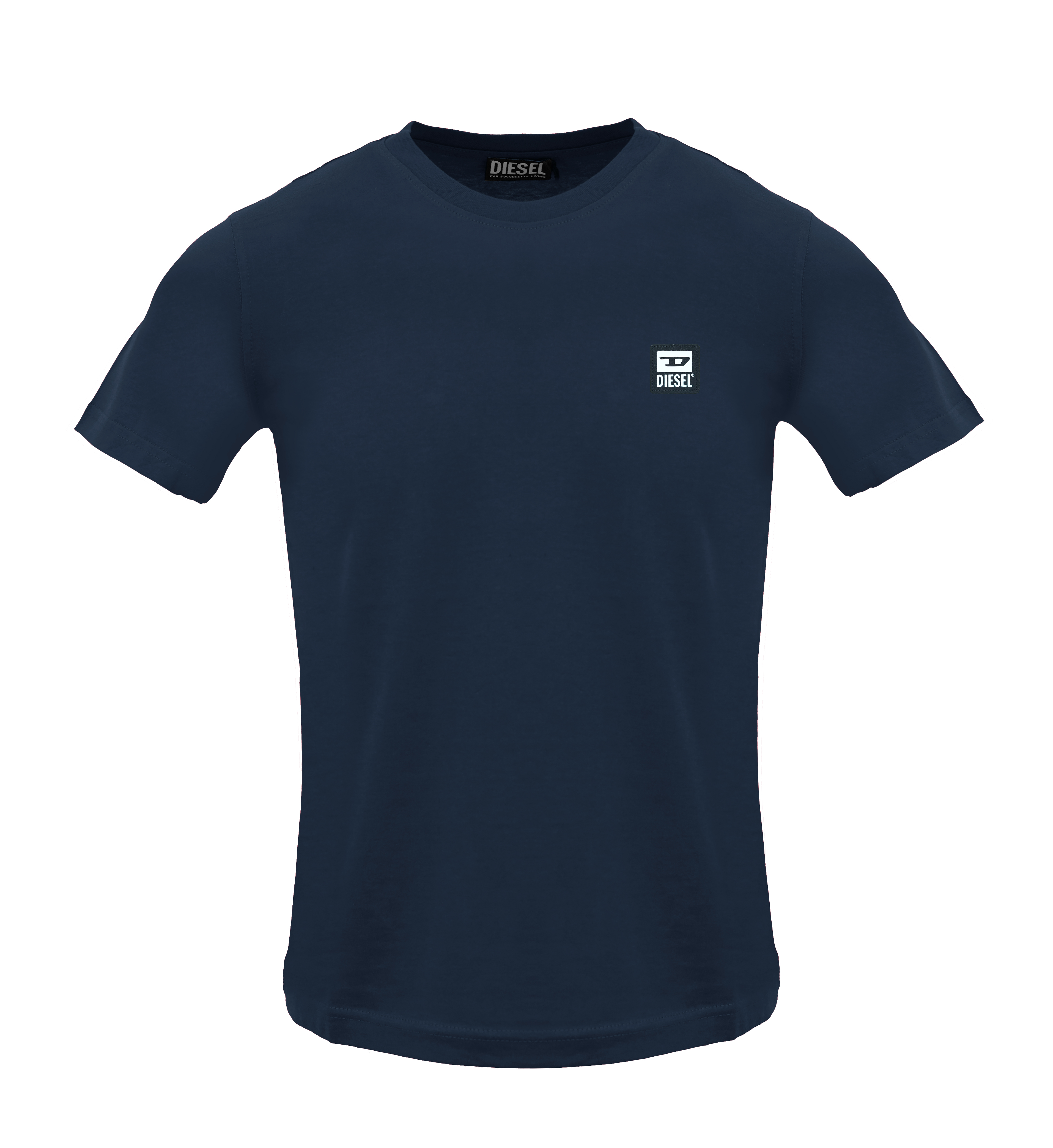 Navy White Badge Logo - Men's