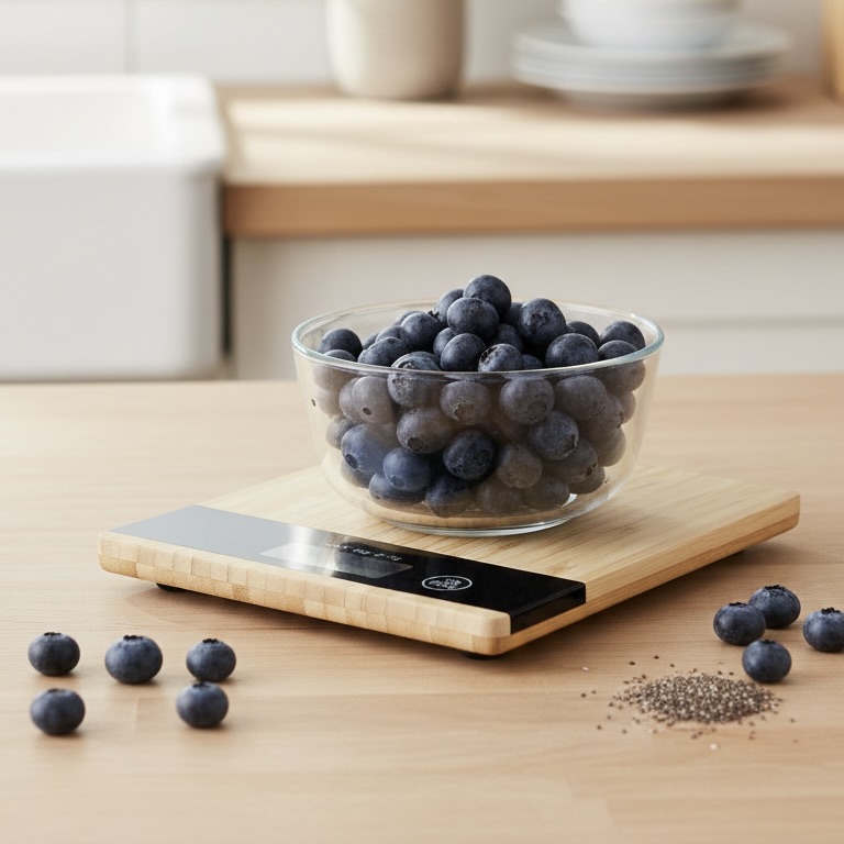 5kg Wooden Digital Kitchen Scale