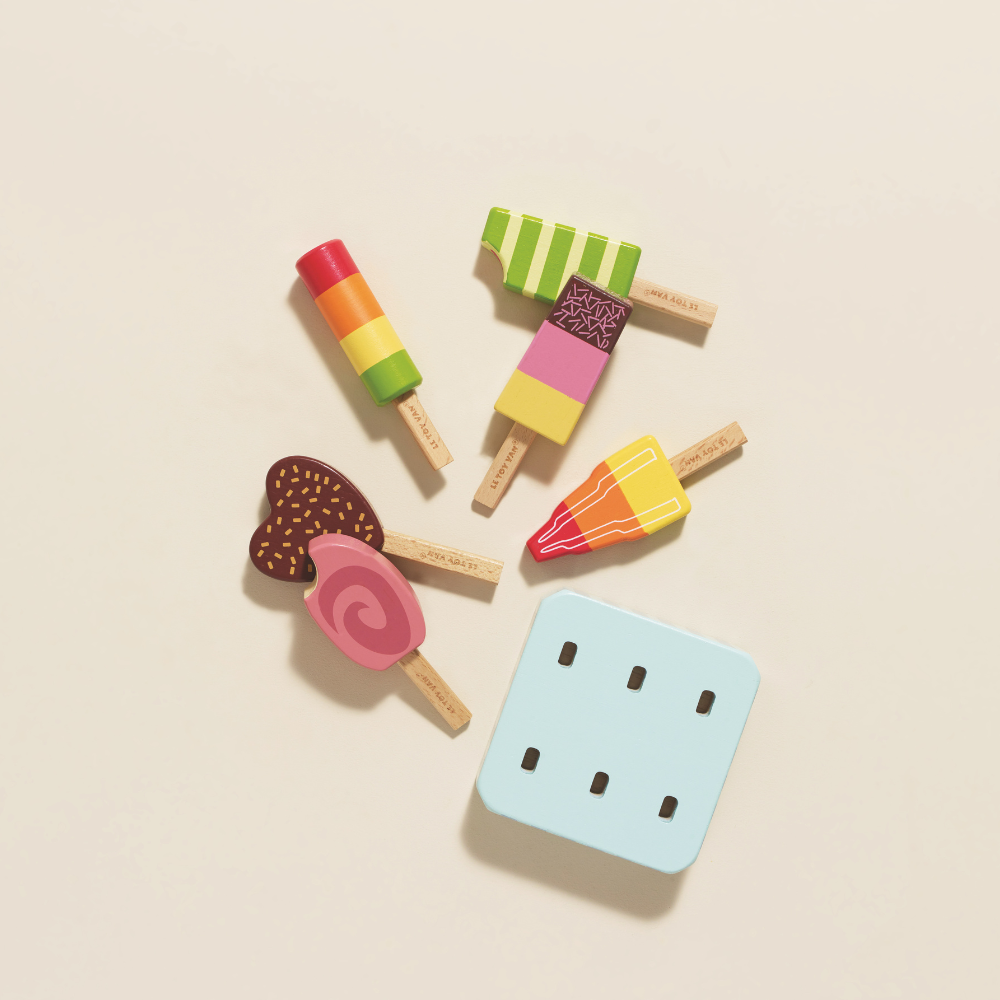 7-Piece Wooden Ice Lollies