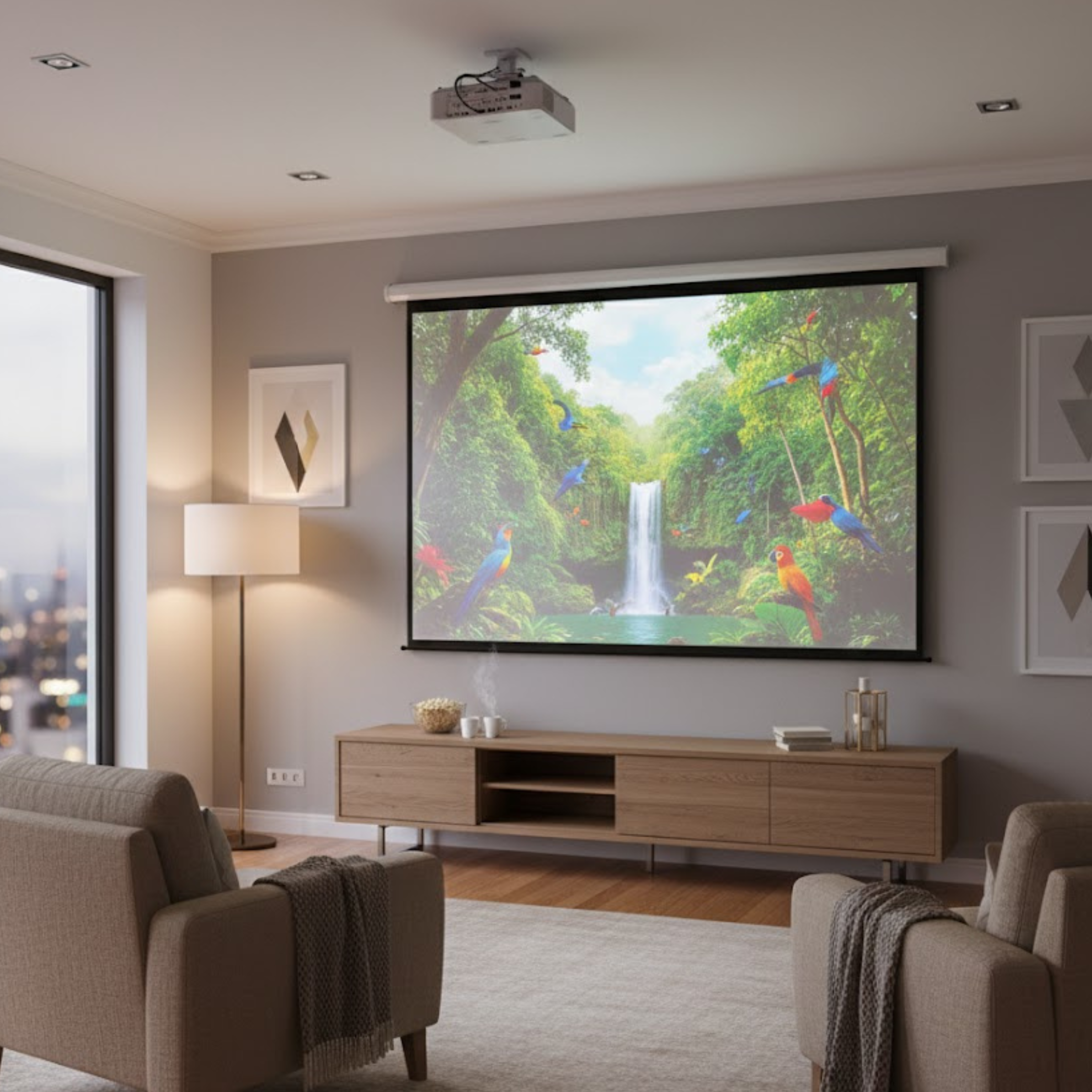 Functionality Illustration (Projector device not included)