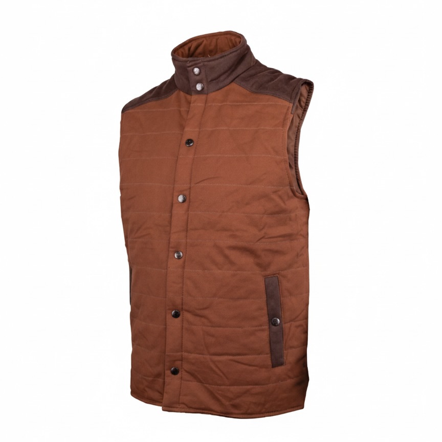Men's Elite Washed Canvas Padded Gilet