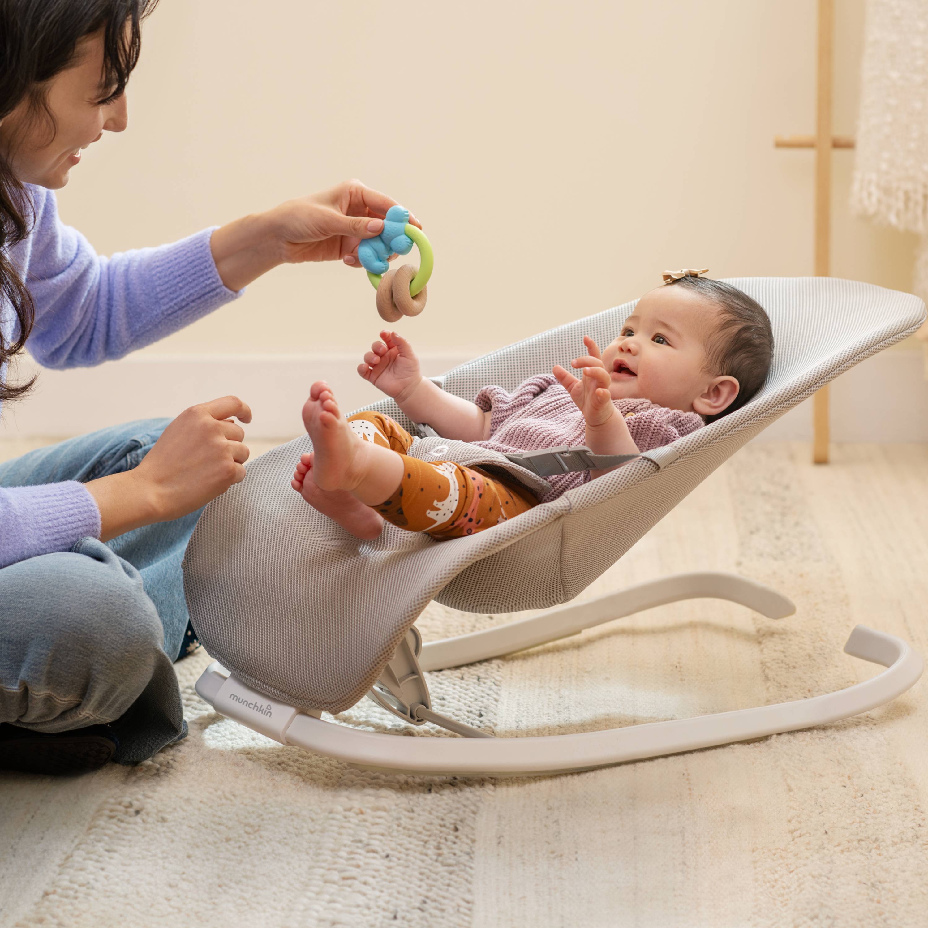 2-in-1 Baby Bouncer and Rocker