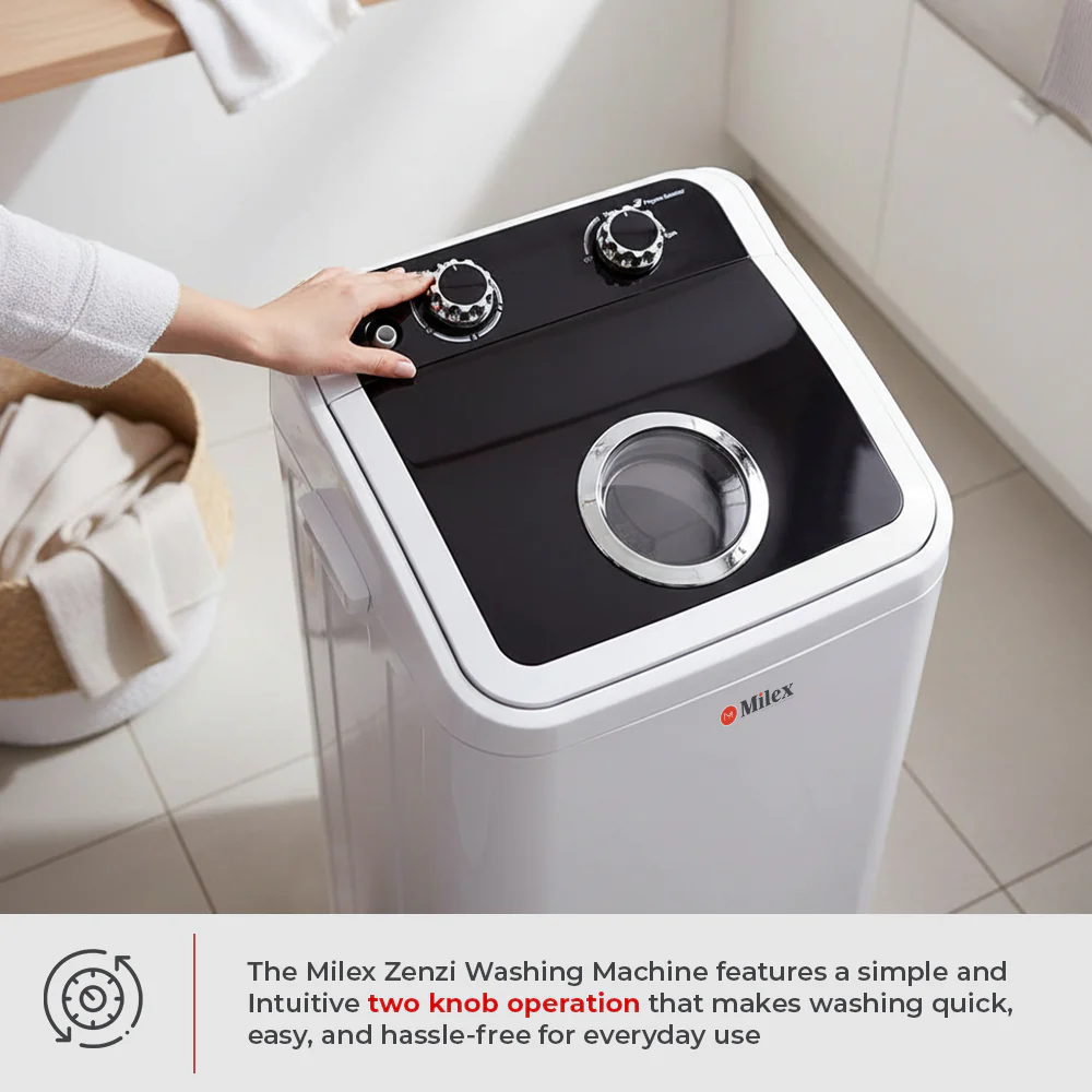 15% off on Milex Zenzi Compact Washing Machine | OneDayOnly