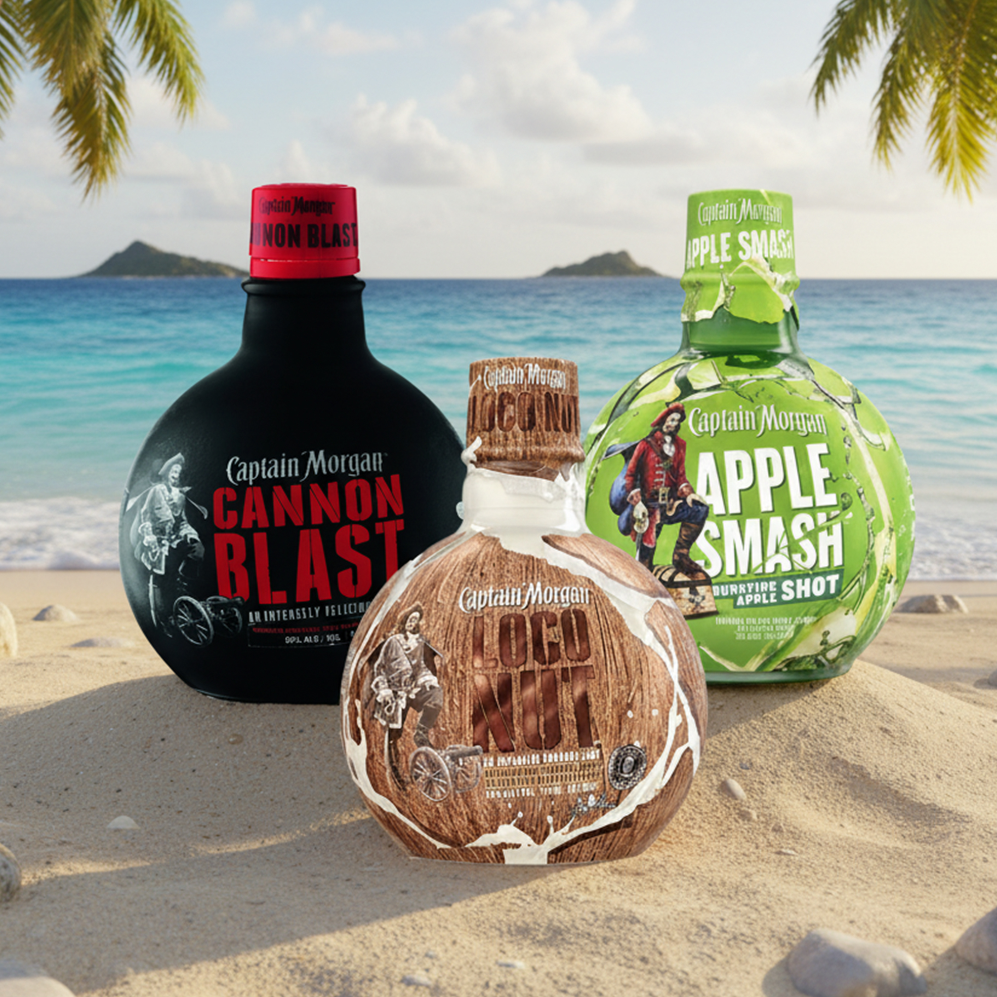 750ml Flavoured Rum Liqueurs