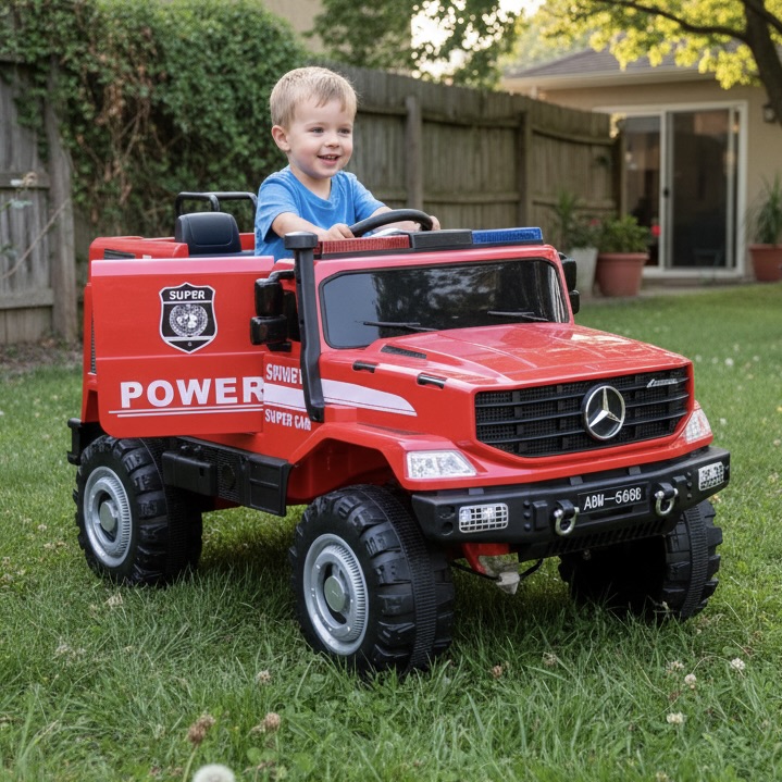 Mercedes Unimog Fire Truck 2XL