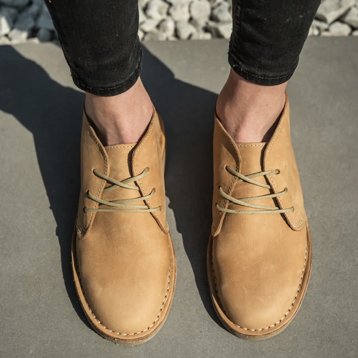 Ladies Genuine Leather Cinnamon Boots