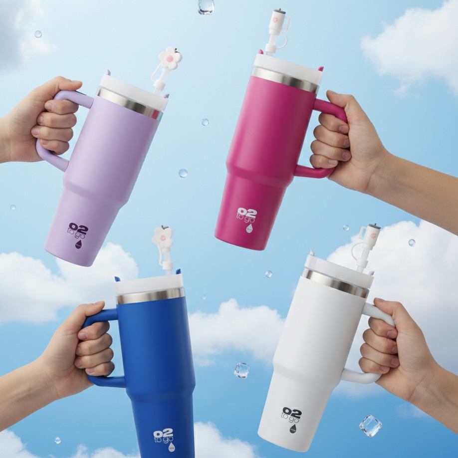 900ml Stainless Steel Double Walled Mega Mug