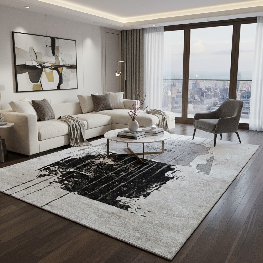 Milano Plazzo Painted Rug