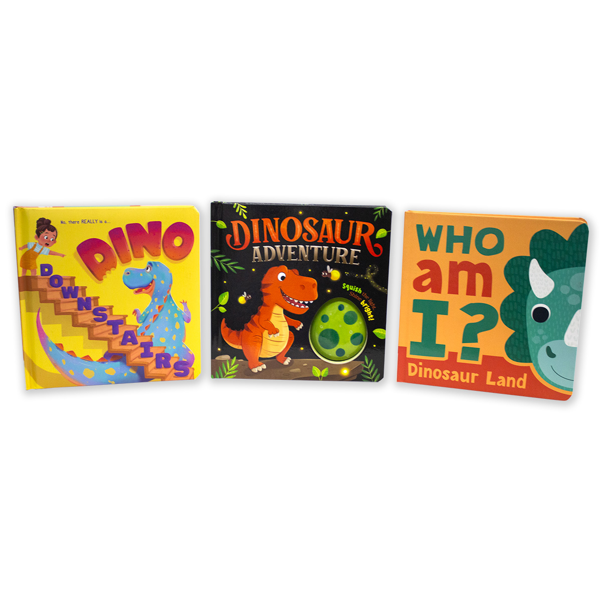 Interactive Dinosaur-themed Board Books (3 Books)